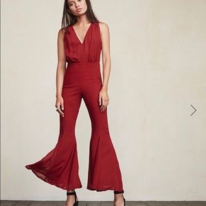 Reformation Sylvania Red Jumpsuit - size 4 NWT